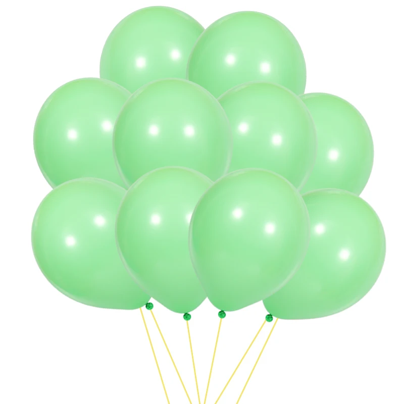 10 шт. 12 дюймов блестящие металлические жемчужные латексные шары Свадебные украшения гелиевые украшения для дня рождения игрушки для взрослых и детей - Цвет: lightgreen