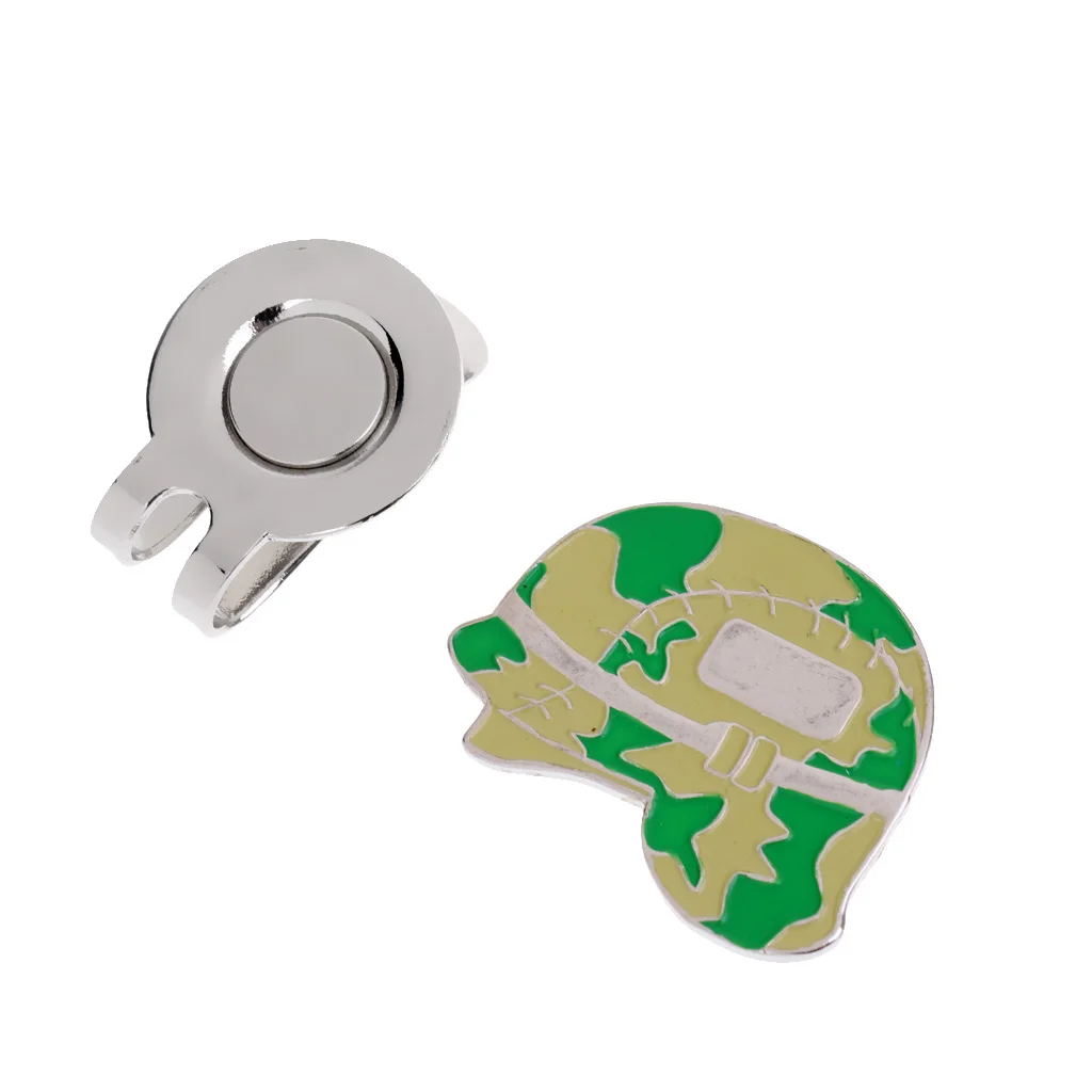Golf Hat Clip With Detachable Magnetic Golf Ball Marker Stylish Cute Cap Clip Random Color