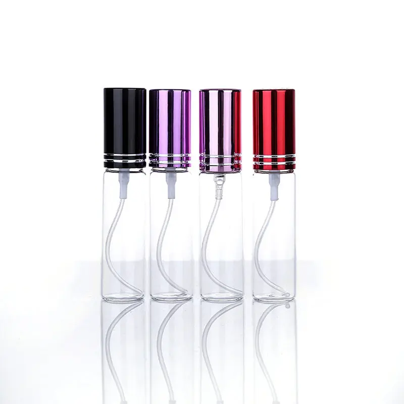 

5ml 10ml Travel Portable Glass Perfume Bottle Spray Bottles Sample Empty Containers atomizer Mini Refillable Bottles