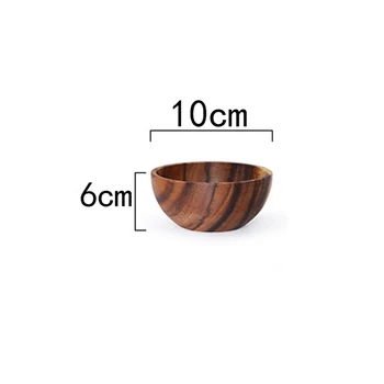 Acacia Wood Serving Bowls 8