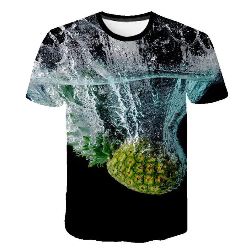 Lemon fruit pattern 3D printed t shirt women 2019 summer tops New mens womens casual funny vogue Aesthetic tshirts plus size 6xl