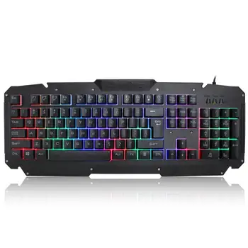

2020104 Key LED Backlit Waterproof Gaming Keyboard 19 Key Anti-ghosting Mechanical USB Wired Games Key Board6