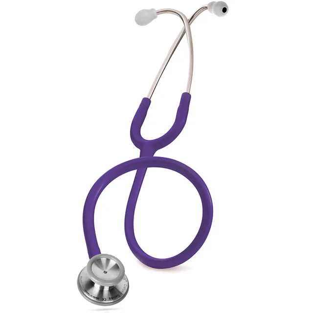 Spirit Medical Double-sided Stainless Steel Dual Head Stethoscope Deluxe Series Stetoskop For Medical Instruments - Цвет: Deep purple