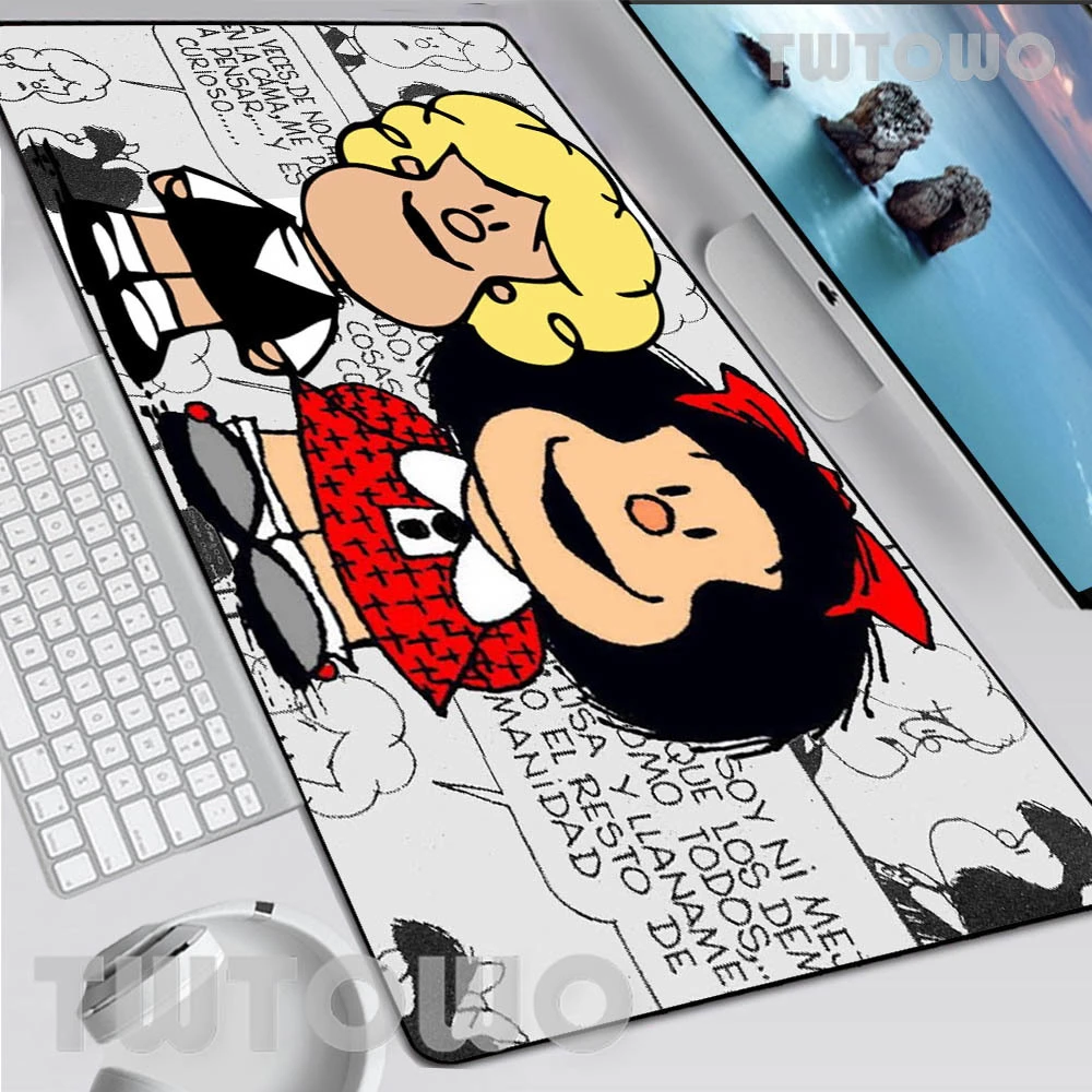 Mafalda Grote Maat Nieuwe Muis Mat Anti Slip Anime Art Cartoon Gamer  Natuurlijke Rubber Kantoor Decoratie Laptop Desktop Muis pad|Muismat| -  AliExpress