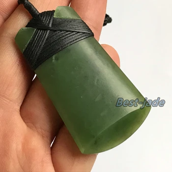 

Vinatge Axe Natural Green Nephrite pendant Maori NZ POUNAMU Necklace Canadian jade Aquaman koru Greenstone Hatchet Jewelry gift