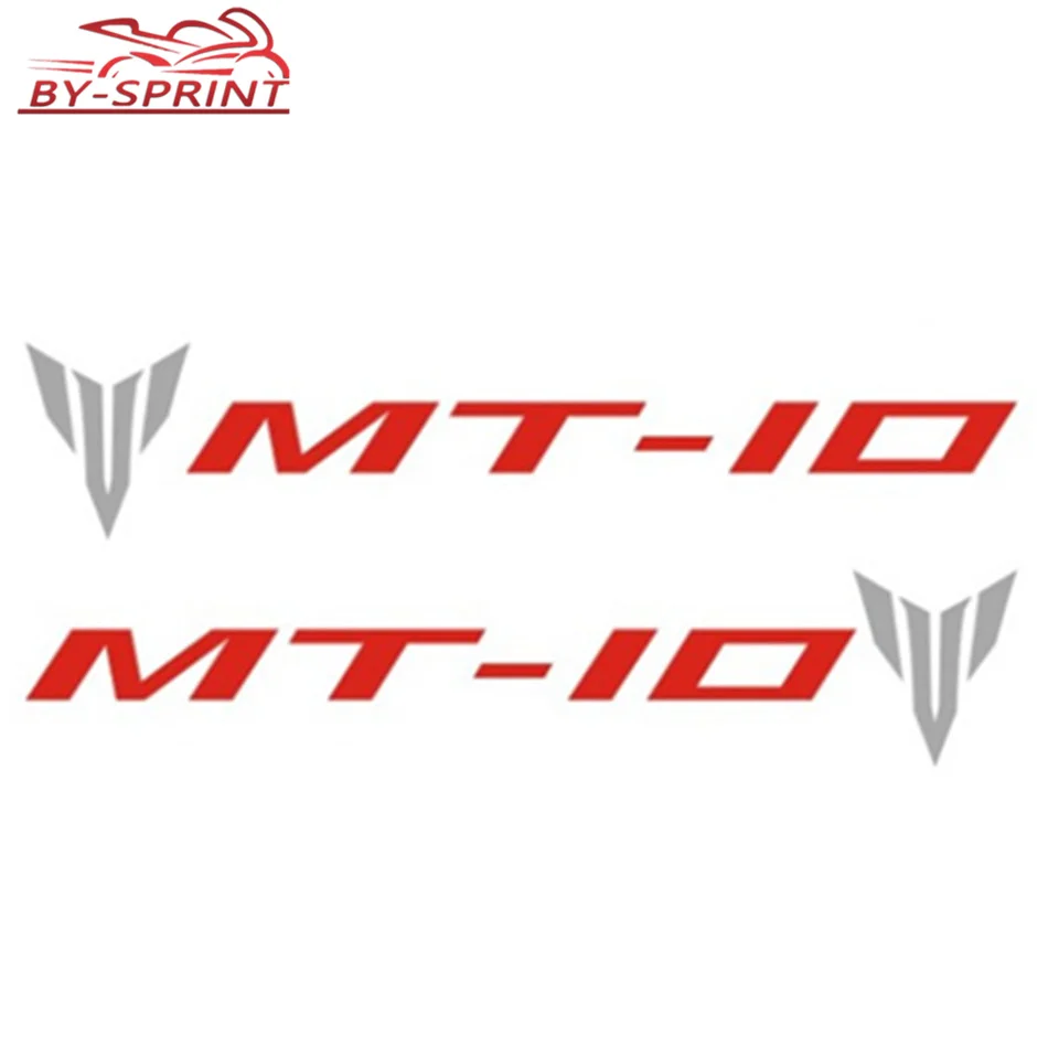 2 X украшения для мотоциклов универсальные наклейки эмблемы YAMAHA MT 10 mt 10|Наклейки и