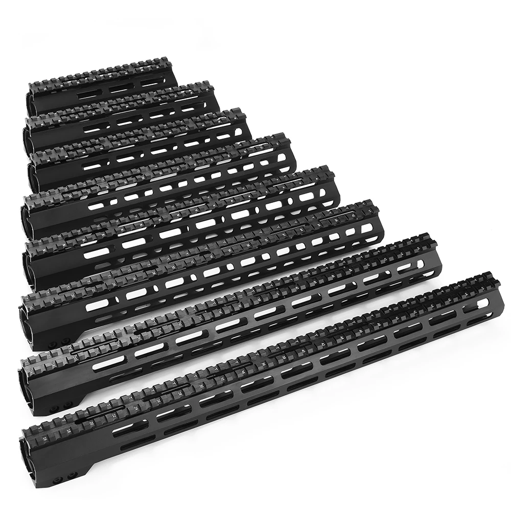 AR15 M-Lok Mlok 7 &quot9" 10 &quot12" 13 5 &quot15" 17 &quot19" тонкий свободный поплавок M-LOK для
