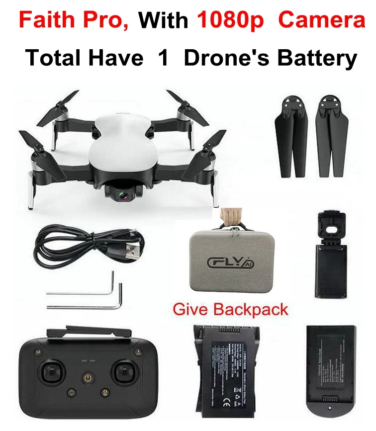 BestPrice CFLY Faith gps RC складной Дрон Квадрокоптер вертолет с 5G Wifi Fpv HD камера VS dream smart pro Дрон - Цвет: faith pro 5mp 1b bag