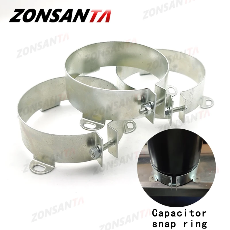 

ZONSANTA Electrolytic Capacitor Fixed Bracket Capacitance Fixator Snap Ring M65 M77 M91 IRON ring Shelf Capacitance Clip
