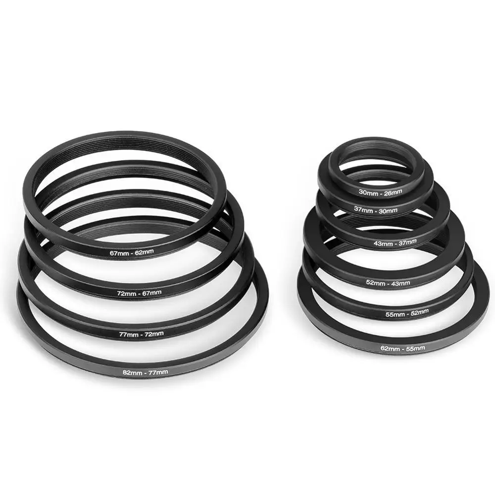 Just Now 58-55-52-49-46-43-37 Step-Down Ring Filter Adapter for Camera Lens Filters DSLR Camera(Over 50 Models Choose) | Электроника
