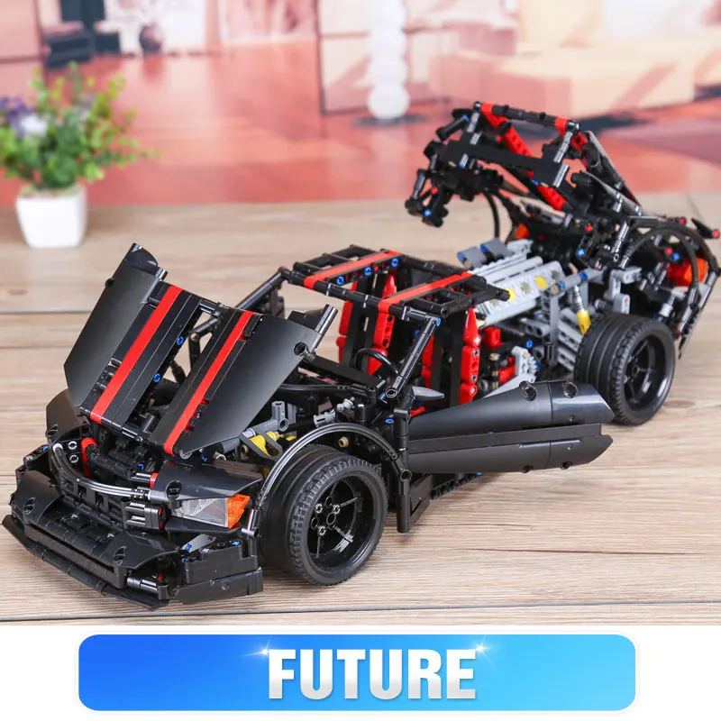 DHL XINGBAO 07003 MOC Technic автомобильные игрушки 2015 Assassin X19 Набор строительных блоков