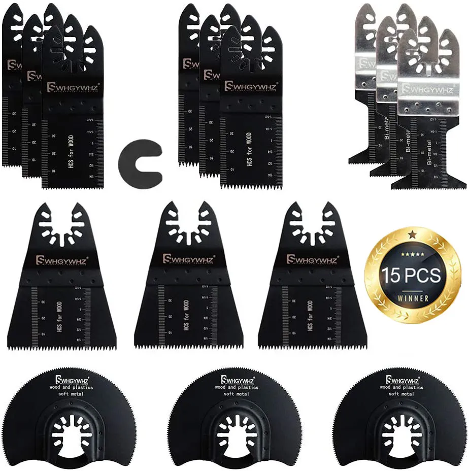Sierra Multiherramienta Hojas De Sierra Para Multiherramienta - 5 Unidades - Corte Madera Y Metal Hojas Sierra Multiherramienta Universal Bosch Makita