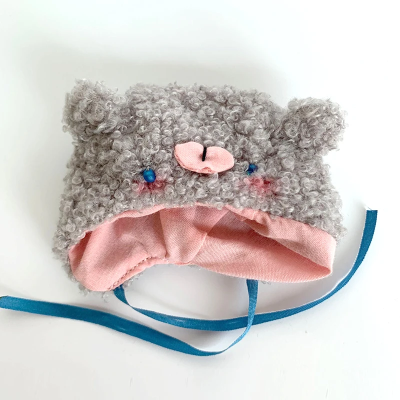 1 Ob11 детская шапка ручной работы BJD holala Molly egg GSC медведь животное шляпа кукла аксессуары - Цвет: 1
