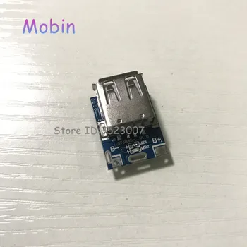 

200PCS/LOT 5V Boost Step Up Power Module Lithium Battery Charging Protection Board USB For DIY Charger 134N3P Free shipping