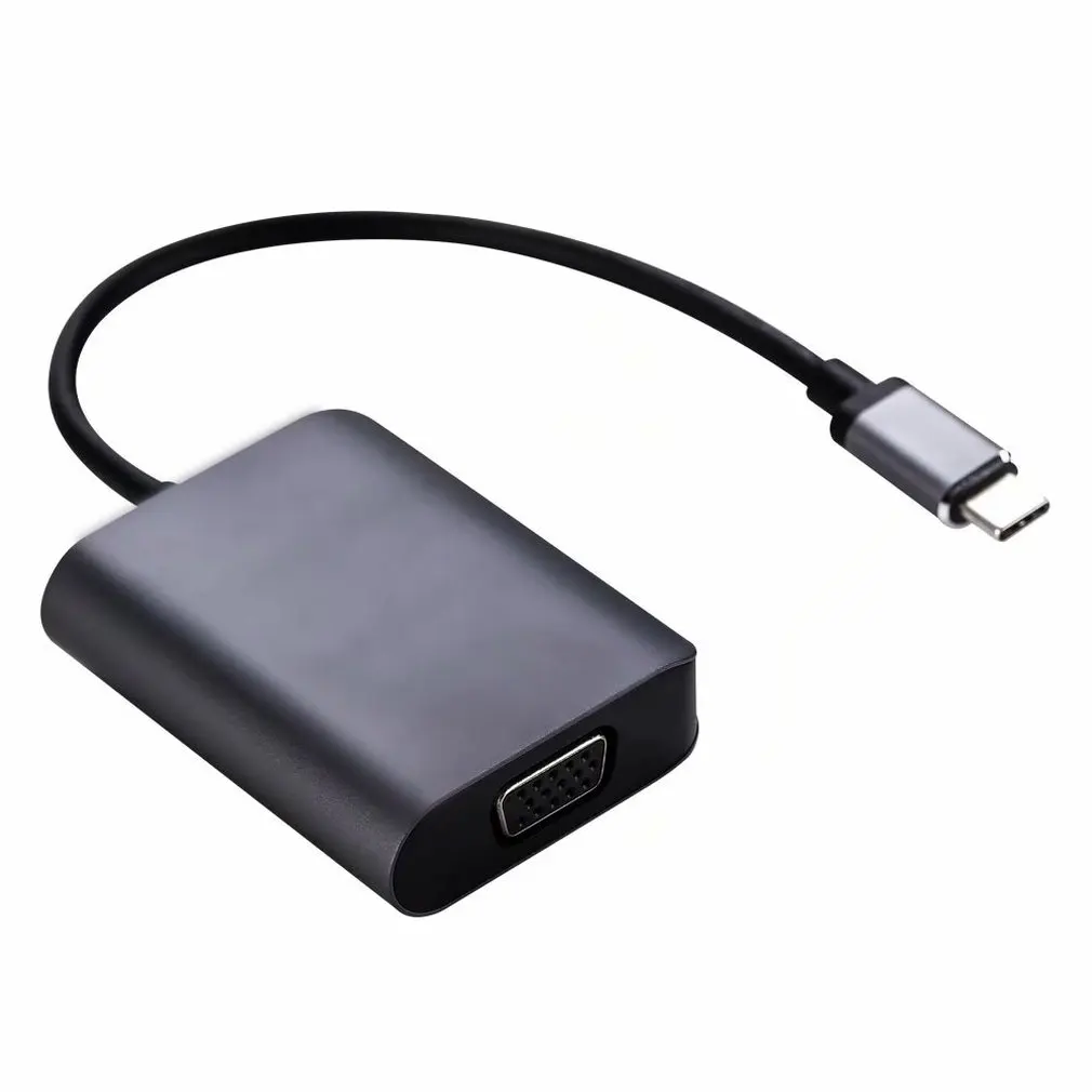 3 в 1 Многофункциональный USB C Type концентратор с 4K 60Hz HDMI VGA PD зарядный адаптер для Apple