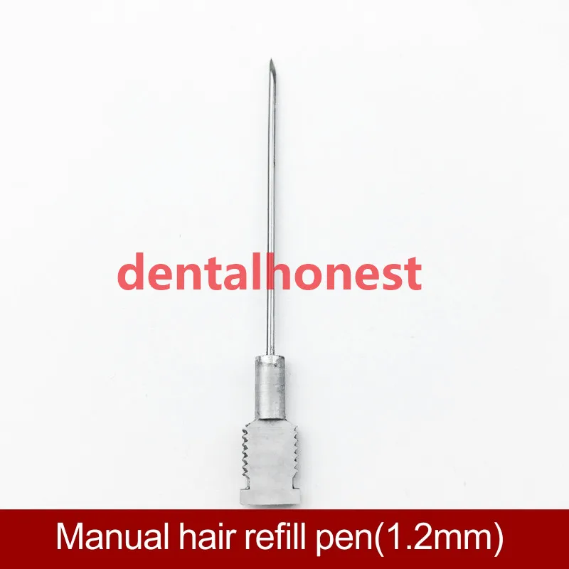 1.2mm head Ручная имплантированная бровь, инструмент для посадки волос, ручка для трансплантации волос, ручка для посадки волосяных фолликул - Цвет: 1.2mm head