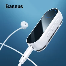 Baseus Bluetooth передатчик беспроводной Bluetooth приемник для наушников Громкая связь 3,5 Aux Bluetooth аудио адаптер приемник