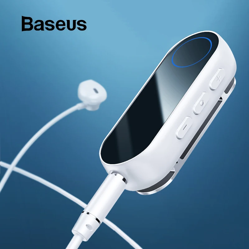 Skup Baseus nadajnik bluetooth bezprzewodowy odbiornik bluetooth do słuchawek słuchawki speatr 3.5 Aux bluetooth audio adapter z odbiornikiem