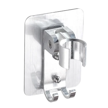 

90 Degree Adjustable Wall Gel Shower Head Handset Holder Rack Bracket Self-adhesive Handheld Suction Up for Bathroom Accessory