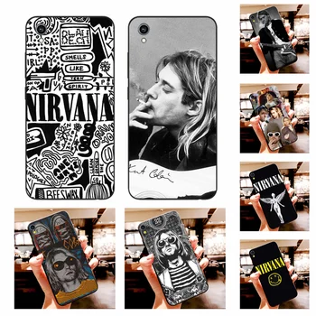 

NBDRUICAI Nirvana Kurt Cobain DIY Luxury Phone Case For Vivo Y91c Y17 Y51 Y67 Y55 Y93 Y81S Y19 Y7S Case