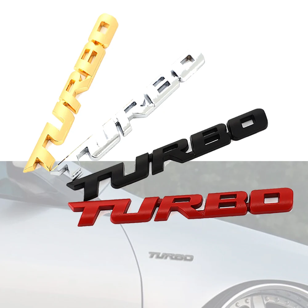 3D Car Metal Emblem Badge Sticker Turbo Decals Frame Body Decoration Sticker Decal For Audi BMW Ford Nissan Toyota Honda Volvo 2pcs universal car sticker 3d gold body emblem badge metal sticker decal car accessories motorcycle decals 1 8cmx7 5cm stickers