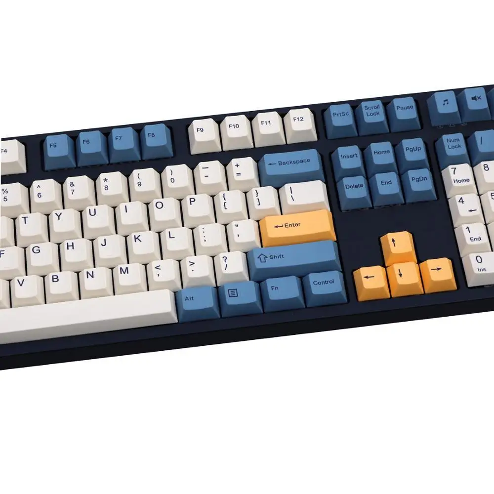Абрикосовый keycap 108/143 ключей PBT Вишневый профиль сублимированный выключатель MX для Механическая клавиатура колпачка только keycap