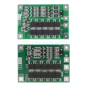

3S 11.1V 12.6V 40A w/Balance 18650 Li-ion Lithium Battery BMS Protection Board Enhanced/Balanced Version Drop Shipping