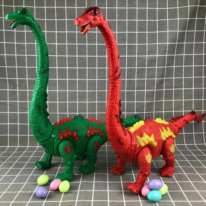 Детские игрушки электрическая прогулочная игрушка динозавра с длинным