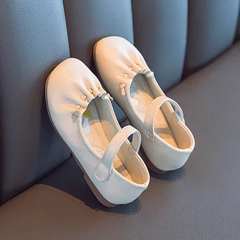 

2020 Autumn New Fashion Girls Shoes Children Flats Shoes Princess Casual Comfortable With Soft Flats Shoes For Students 21-36