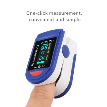 

Finger Pulse Oximeter Heart Rate Blood Oxygen Saturation Oximetry Monitor