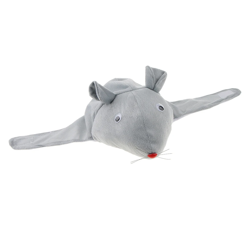 Kids Cartoon Mouse Cute Pajamas Child Funny Sleepwear Nightwear Animal Cosplay Costume 5 Pcs Set Photo Props Gray