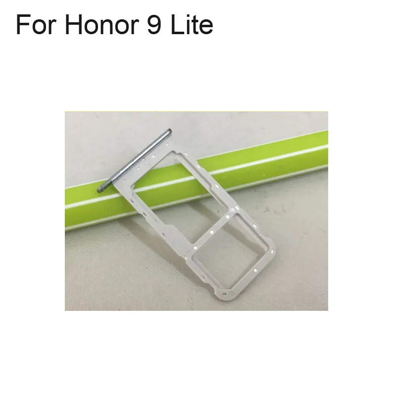 Vassoio Per Scheda Sim Argento Originale Al 100% Per Huawei Honor 9 Lite Vassoio Per Scheda Sd Supporto Per Scheda Sim Cassetto Per Scheda Sim Parti H