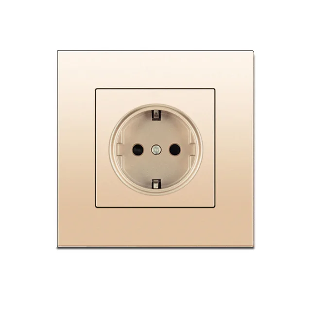Pop Type-C USB Power Socket German, EU Standard USB  Receptacles,USB C Wall Outlet Russian,2.1A Wall Fast Charger Adapter Poland pc gold no usb