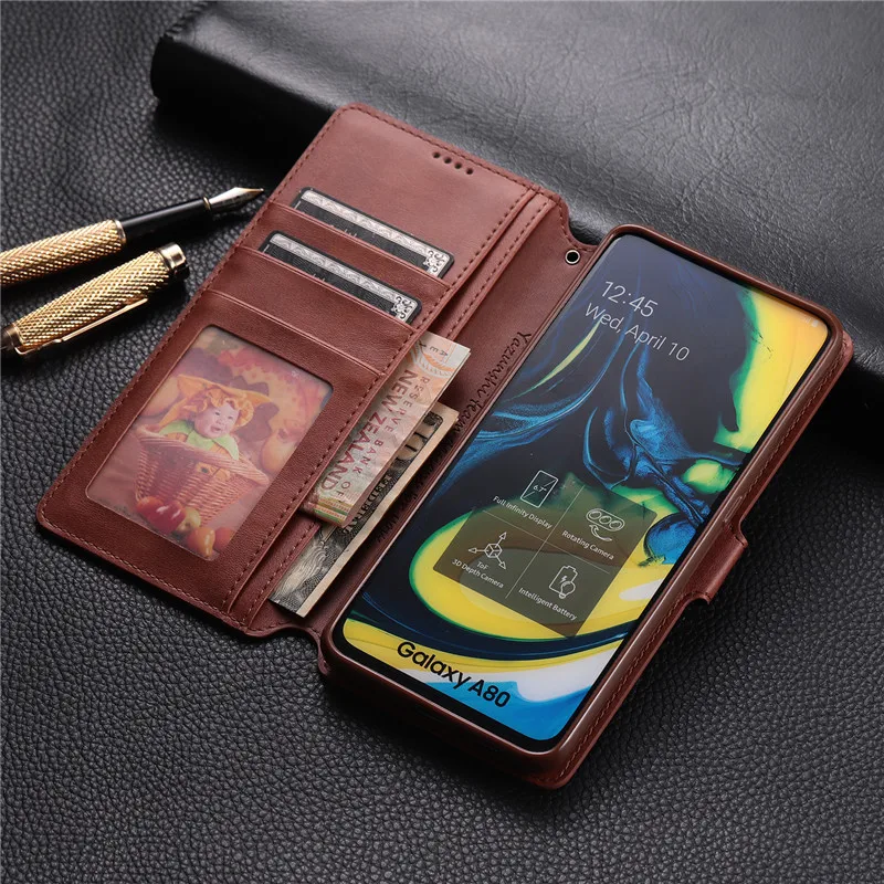 Чехол для samsung Galaxy A70 A50 A40 A30 A20 E A10 M10 M20 M30 A8 A7 A6 плюс A9 S10 чехол Кожаный чехол-книжка с откидной крышкой Coque