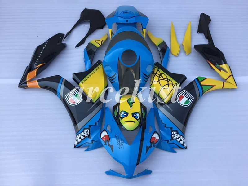 ABS Полный обтекатели Наборы Подходит для HONDA CBR1000RR 2012 2013 для детей возрастом 12, 13, 14, 15, 16 CBR1000 1000RR тела набор изготовленный на заказ с изображением акулы