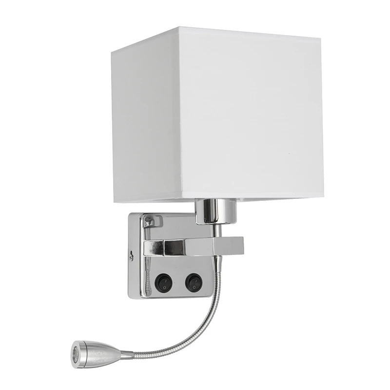 

Hot Adjustable LED Wall Sconce Light LED Wall Light Eye Protect Reading Study Home Lighting Night Light Bedroom Bedside Lamp Fix