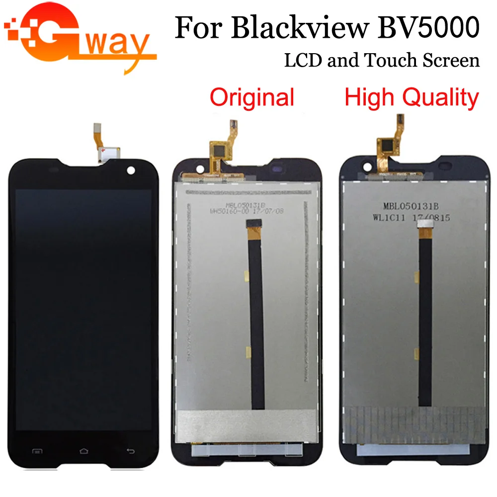 100% протестированный оригинал для 5 0 &quotBlackview BV5000 ЖК дисплей + сенсорный экран 1280X720