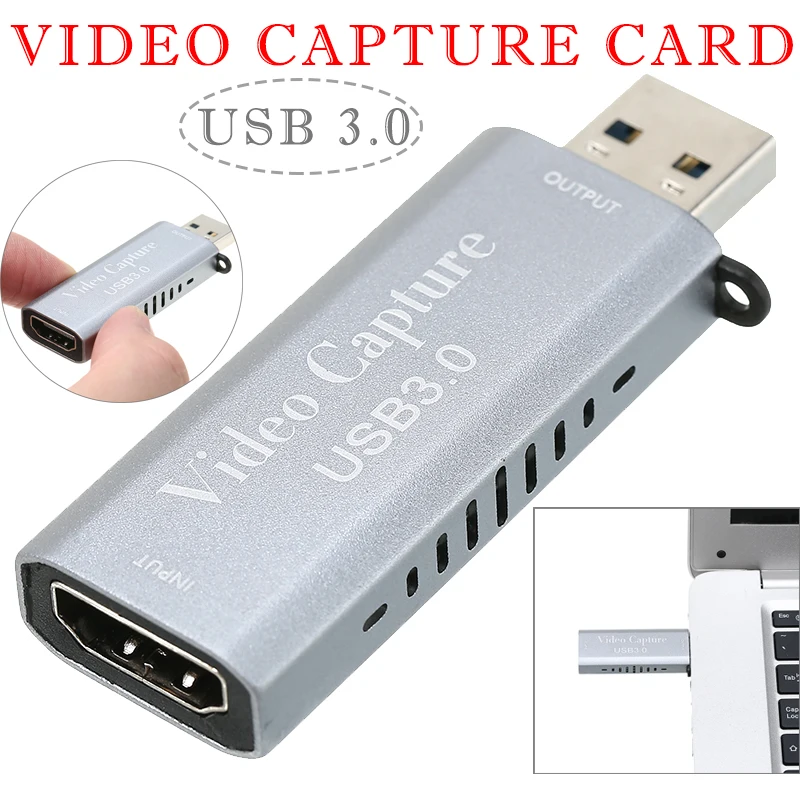 Высококачественная видеоигра с прямой трансляцией HDMI-совместима USB 3 0 HD 4K вход