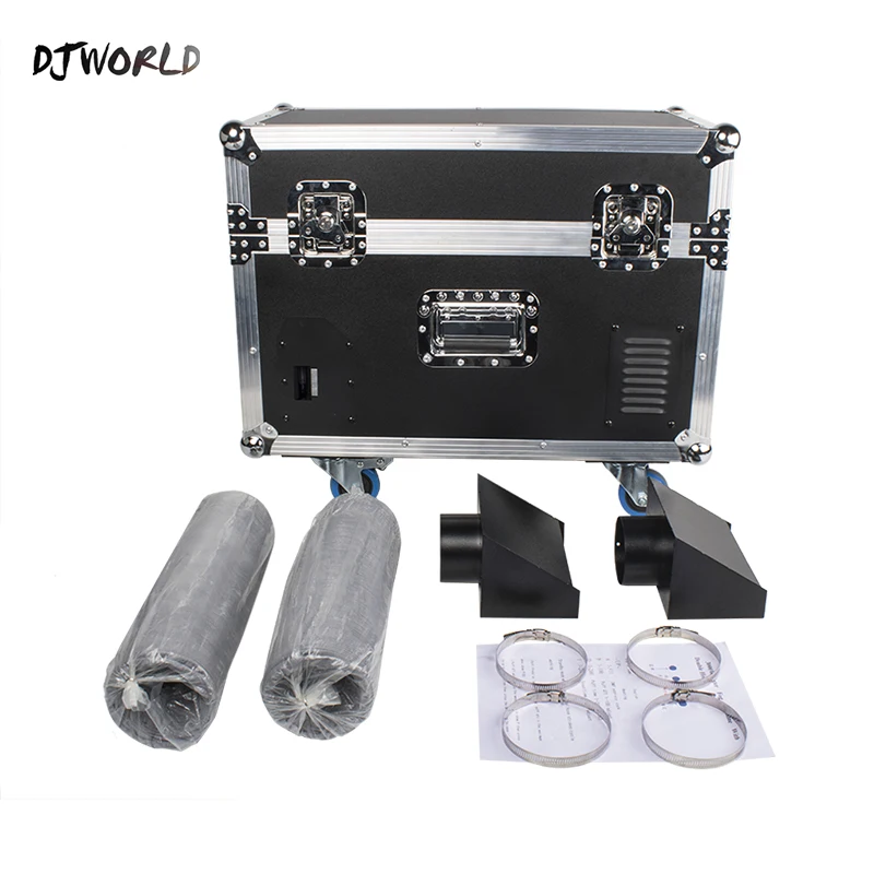 Djworld 2000 Вт машина для водяного тумана с Flightcase DMX512 оборудование для создания сценических эффектов атмосферу для Dj диско Шоу Dj оборудование
