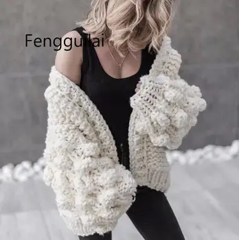 

Black Crochet Knitted Cardigan Women Long Sleeve Winter Coat Cashmere Ladies Cardigan Sweater Women Winter 2020 Womens Sweaters