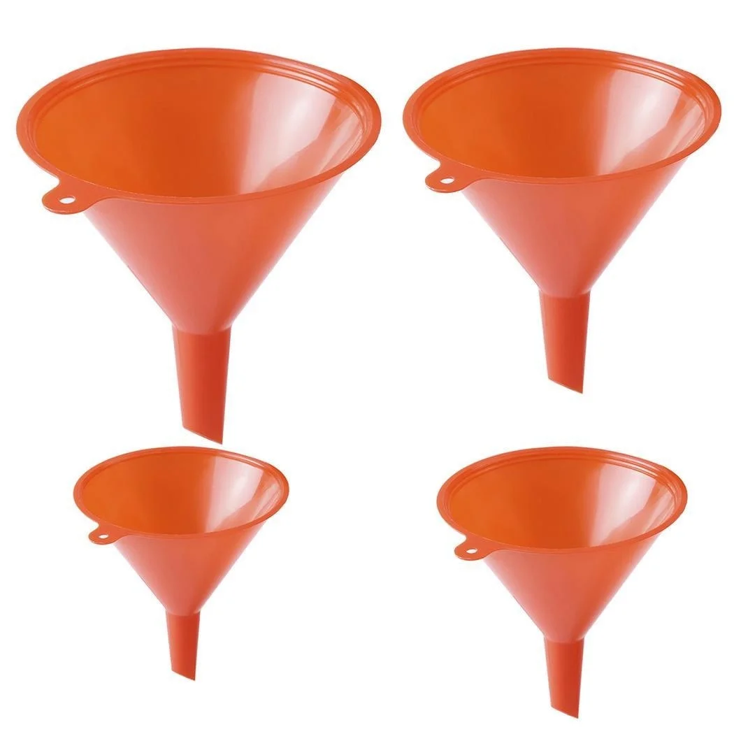 

4 pcs set Plastic Car Tank Funnels New Home Kitchen Funtion Set Filler Car Gas Filling Bonsai Water Planting Tools