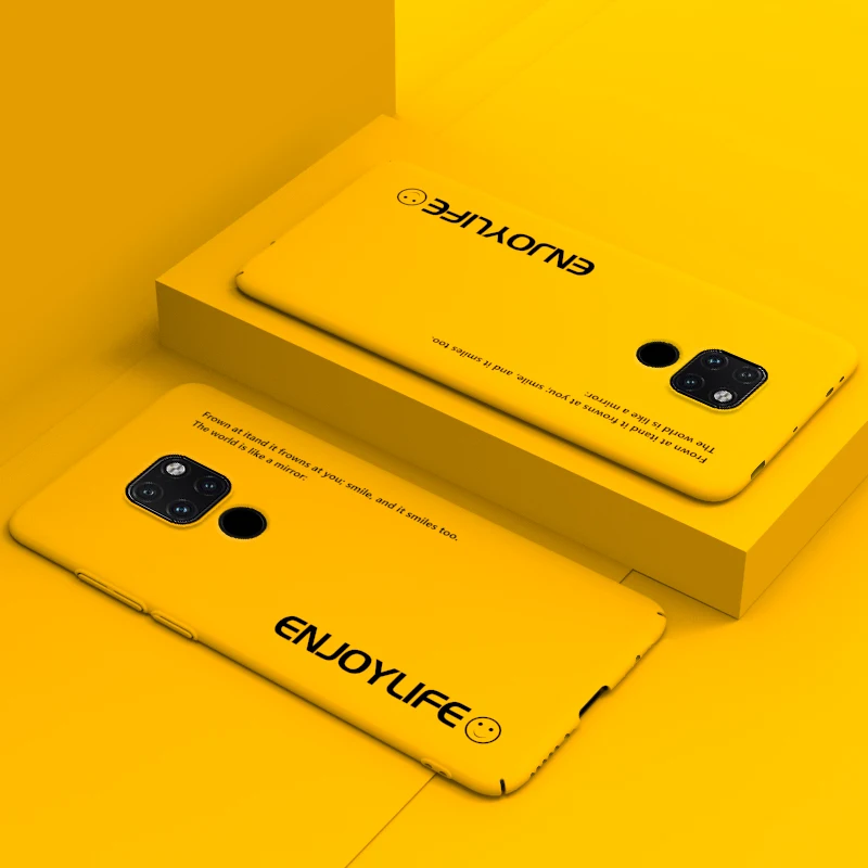 Жесткий пластиковый Чехол из поликарбоната для Huawei Mate 20 Pro однотонный Тонкий