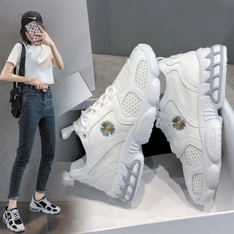 

Summer 2020 new small daisy thin breathable women's shoes fashion all-match old shoes sports casual shoes X307