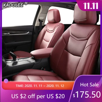 

KADULEE Make Custom Leather car seat cover For Maserati Quattroporte Luxgen 7 SUV 5 3 MASTER CEO 7 MPV 6 SUV U5 SUV Automobiles