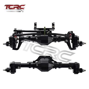

TCRC Aluminum Complete Front&Rear Axle Assembly w/ Internals with Link Rod Kits for RC 1/10 Axial SCX10 II 90046 90047 D90