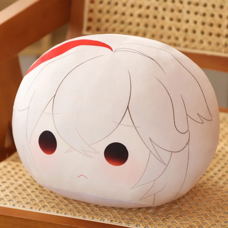 Genshin Impact Cosplay Plush Baal Kazuha Zhongli Xiao Barbara Sayu Childe Tartaglia Itto Sara Soft Bag Pendant Fans Gift