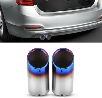 

Tail Pipe Tip 1 Pair Exhaust Muffler Tail Pipe Tip Muffler Rear Pipe Tailpipe End Pipes for E90 E92 328i 325i 3 Series