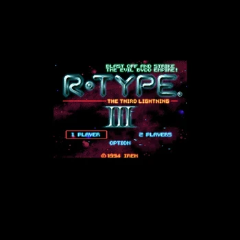 

R-Type III - The Third Lightning USA Version 16 bit English Big 46 pins Grey Game Card For NTSC Game Player