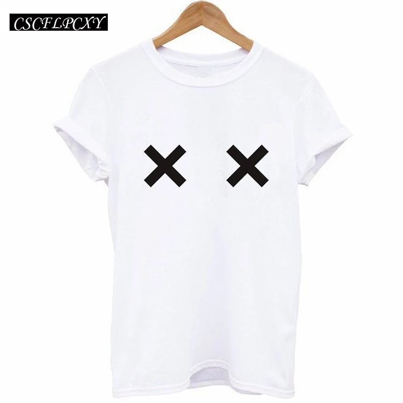 Made For Standing Not Graphic Harajuku Black White T-shirt Women T Shirt Short Sleeve Summer Tops Letter Print Tees | Женская одежда
