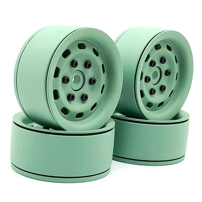 

4PCS Metal 1.9 inch Wheel Rim for 1/10 RC Rock Crawler Traxxas TRX-4 D90 D110 Defender Axial SCX10 90046 90047
